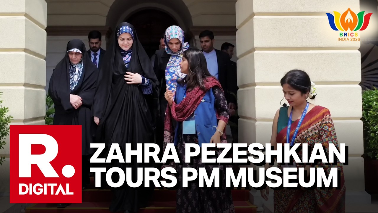 BRICS 2026: Iranian Delegation Explore Cultural Heritage in Delhi | Masoud And Zahra Pezeshkian