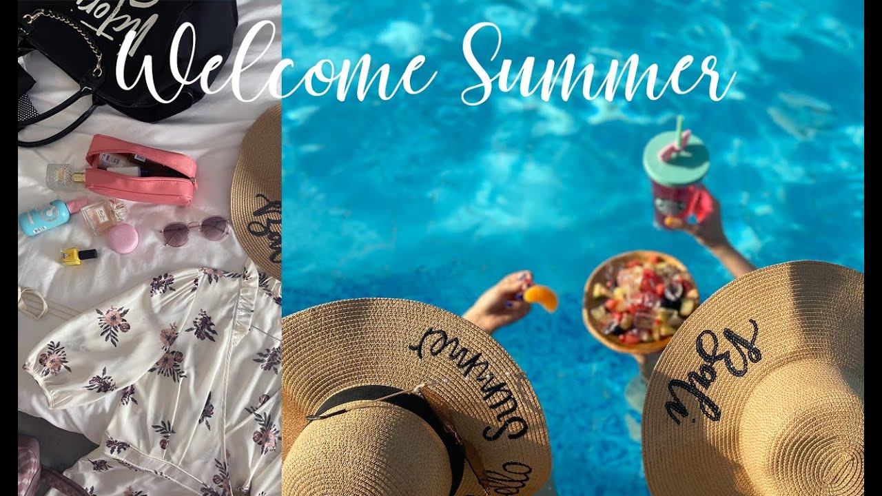 🌞🍹يومياتي | شغل ،سوبرماركت وايش لبست للشاليه