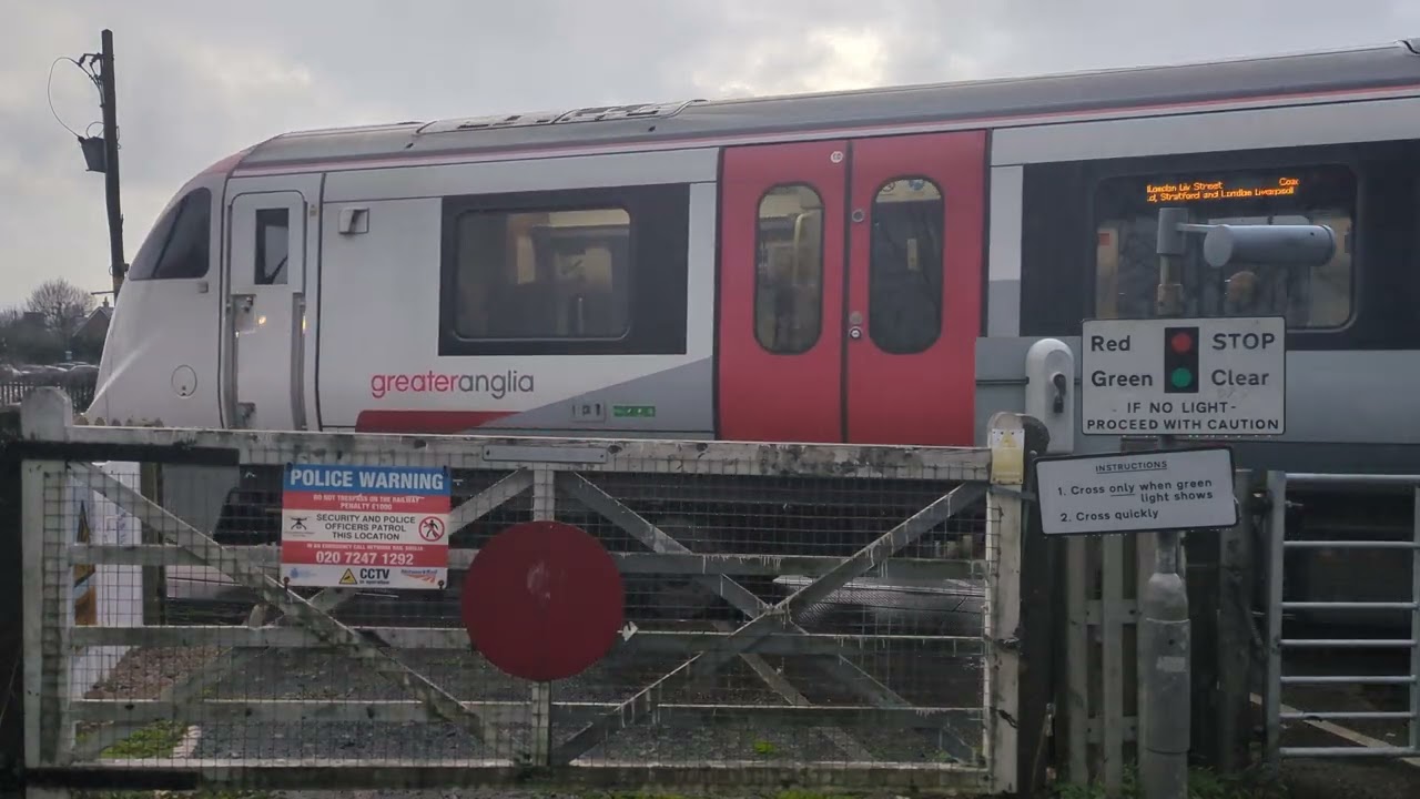 Witham (Cut Throat Lane) Level Crossing, Essex