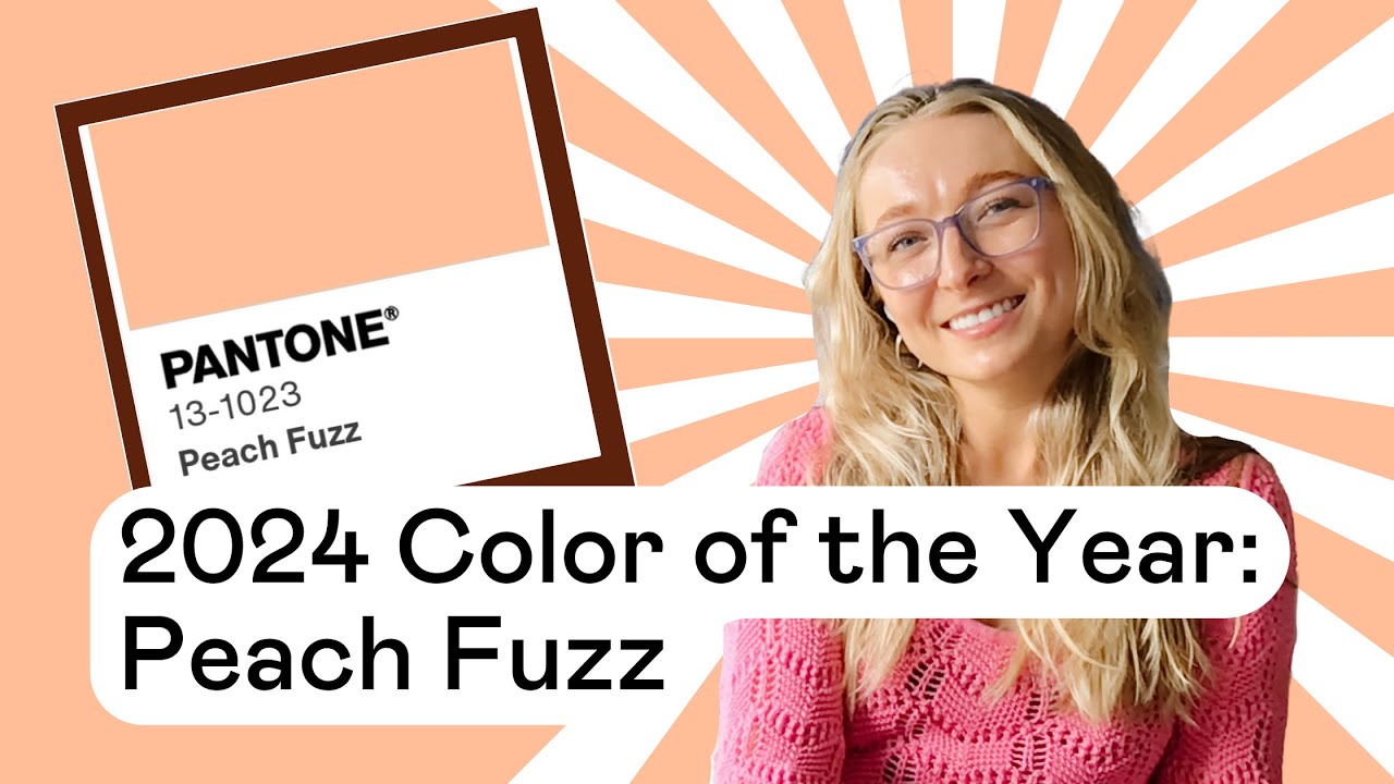 Graphic Designer's Review of the 2024 Color of the Year: PEACH FUZZ
