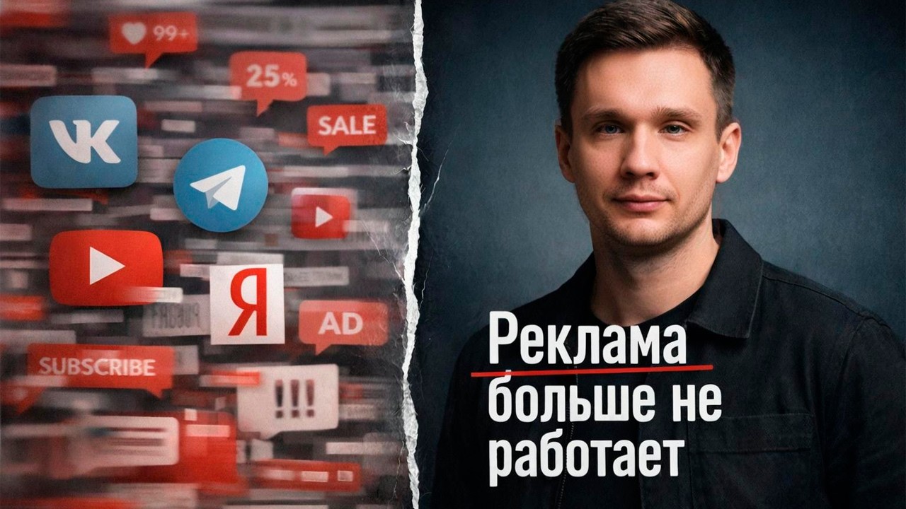 Почему реклама больше не работает в 2026 году и что делать бизнесу?!