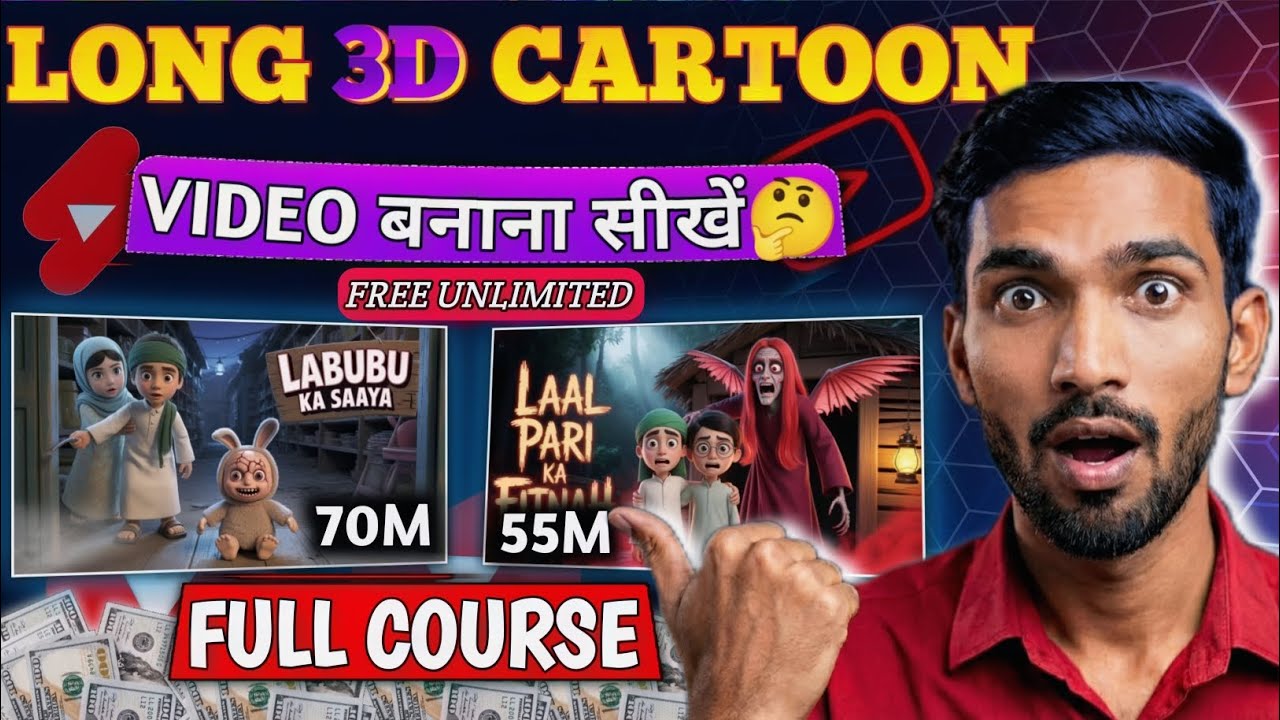 How To Create 3D Cartoon Story Videos Using AI (Full Tutorial 2026) | Ai Se Video Kaise Banaye