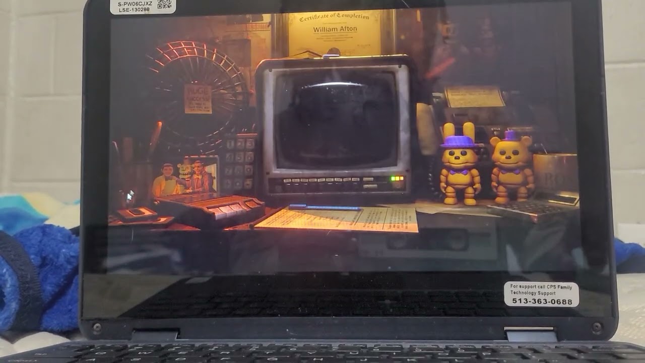The cam fell
