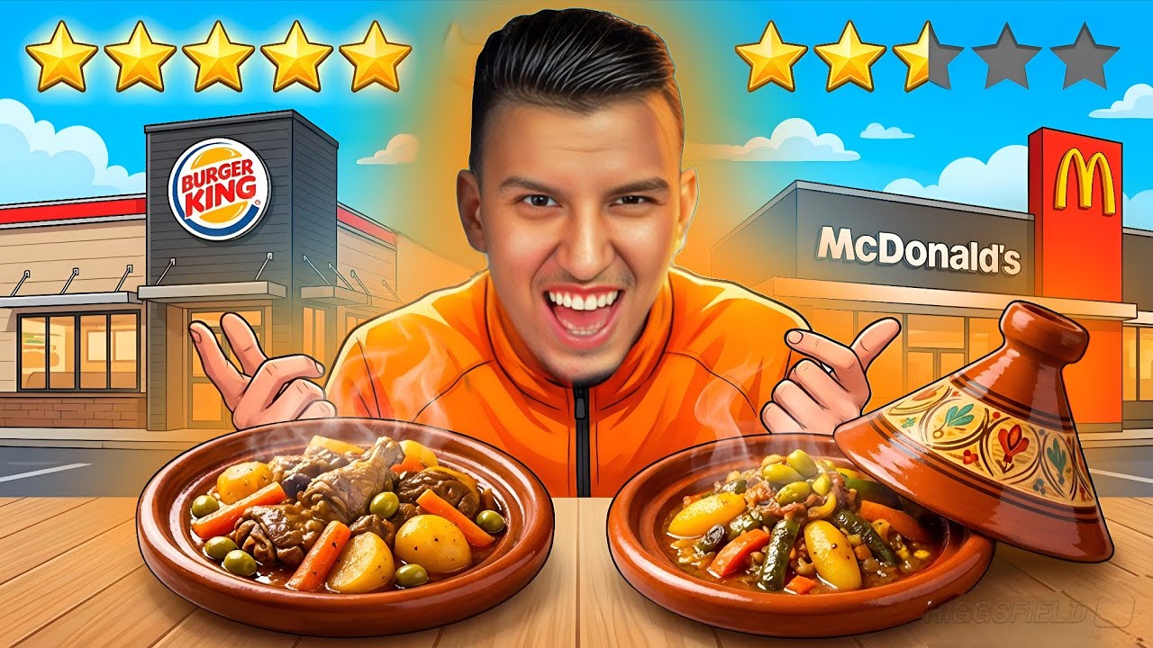 أول مرة نصيب طاجين فالبث 🔥 واش نجح ولا تحرق 😱