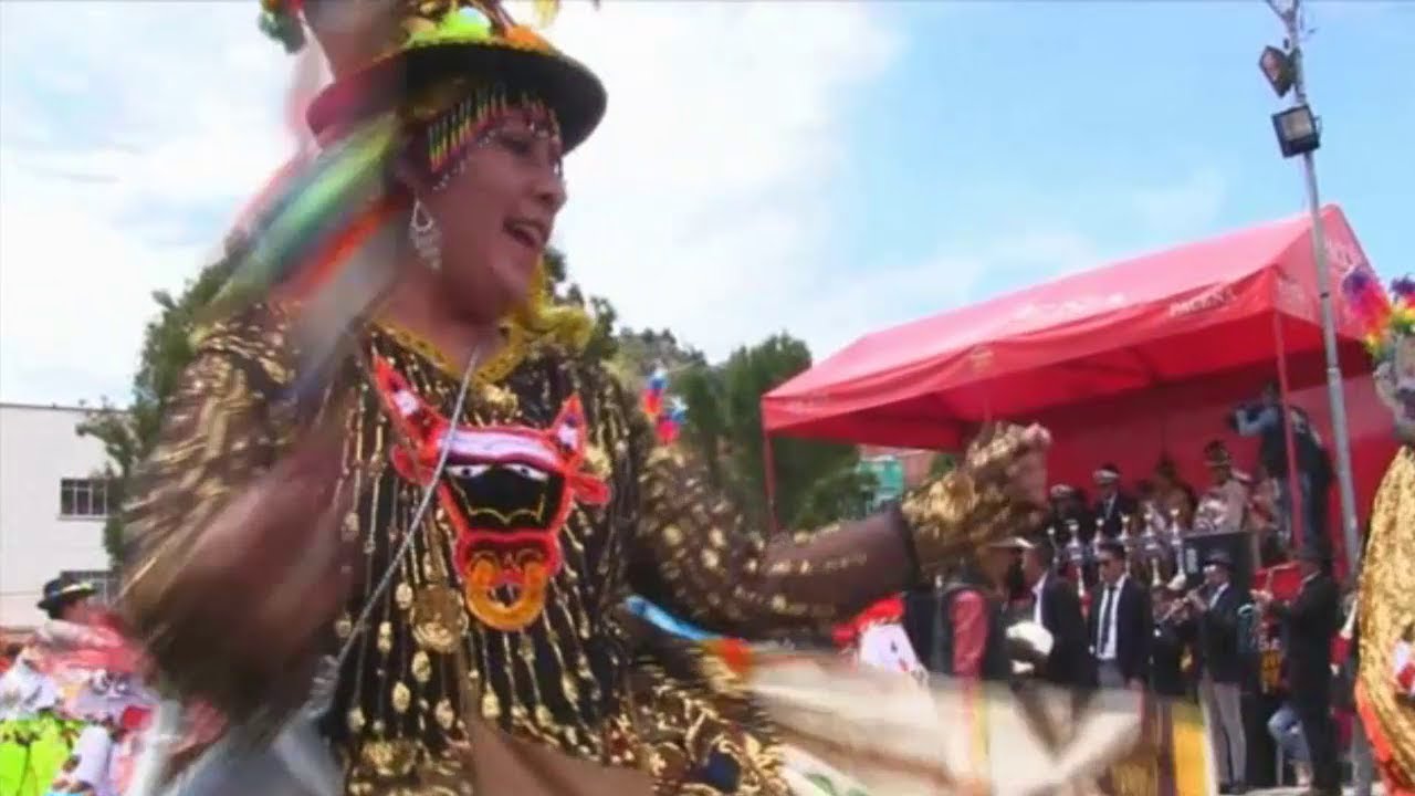 danza waca waca festividad virgen de Candelaria 2019 Copacabana Bolivia