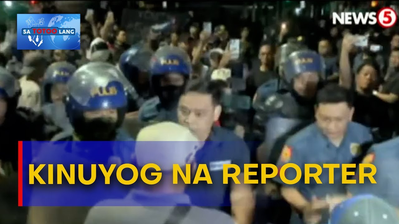 News5 reporter Gary De Leon, kinuyog ng mga raliyista | Sa Totoo Lang