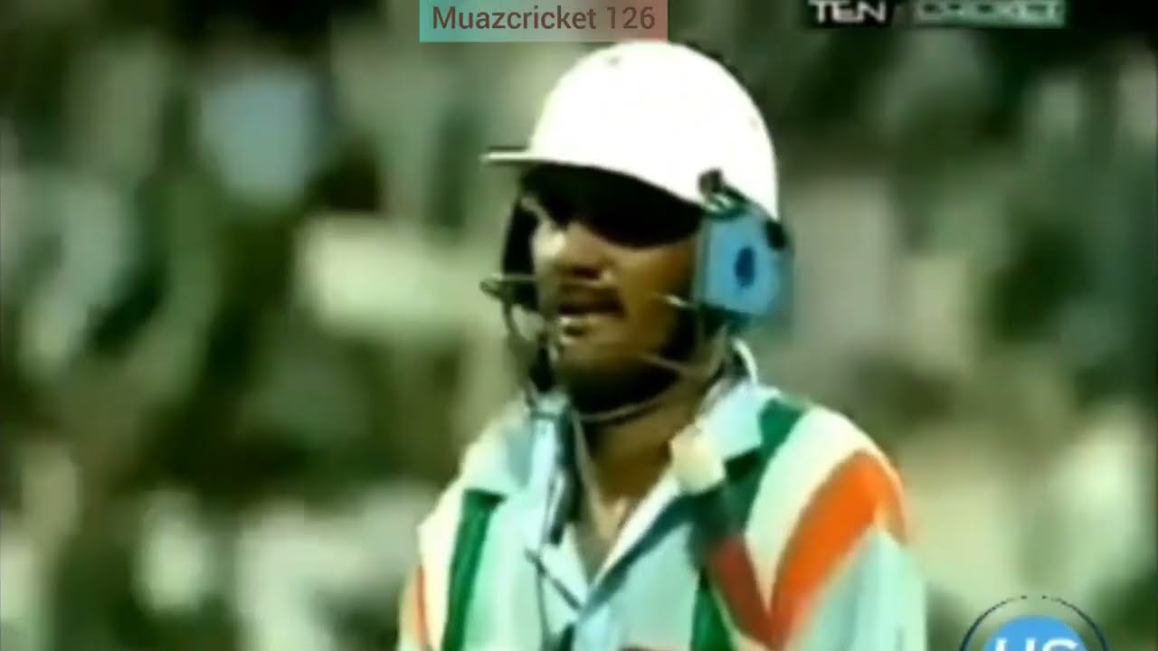 Saqlan mushtaq vs Muhammad Azharuddin Great Battle coca cola cup 1999/