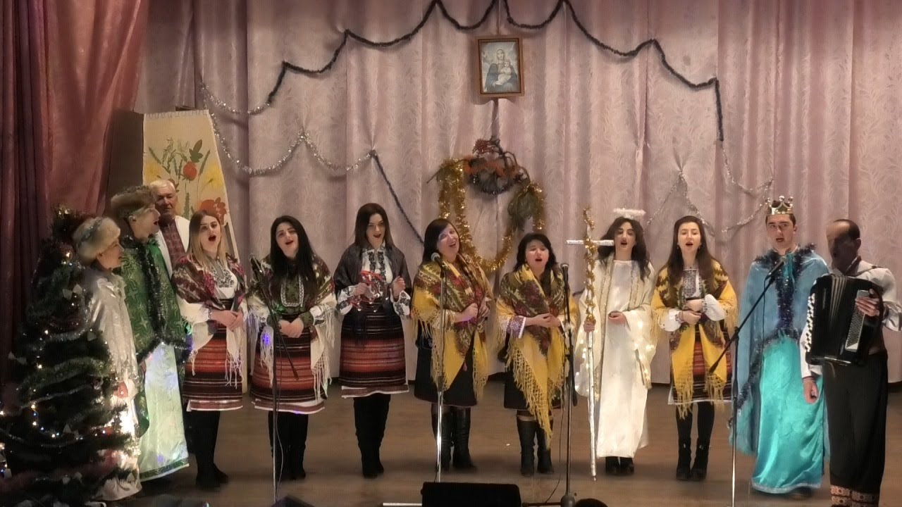 Розколяда в селі Гвізд. Вертеп та коляда.