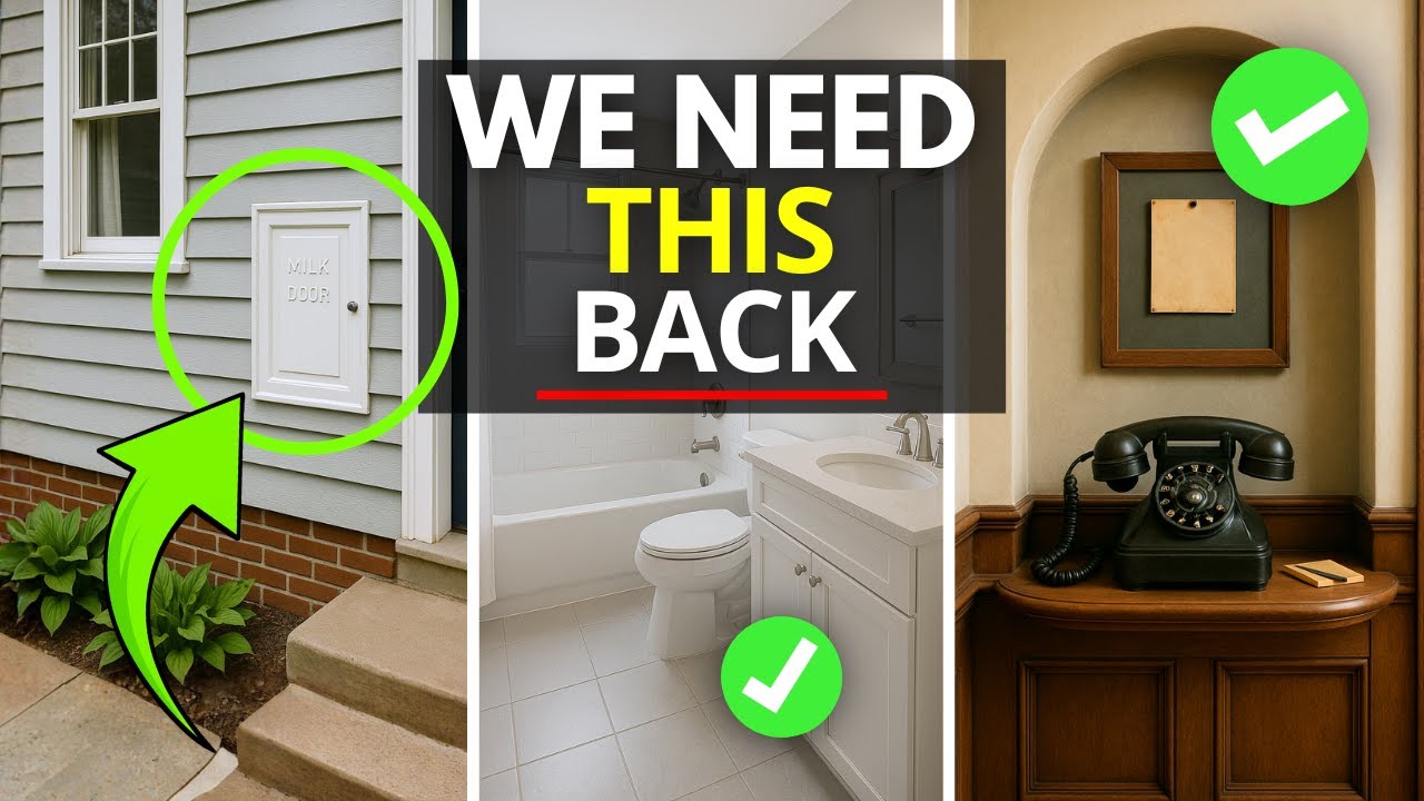 8 Forgotten Home Features We SHOULD Bring Back