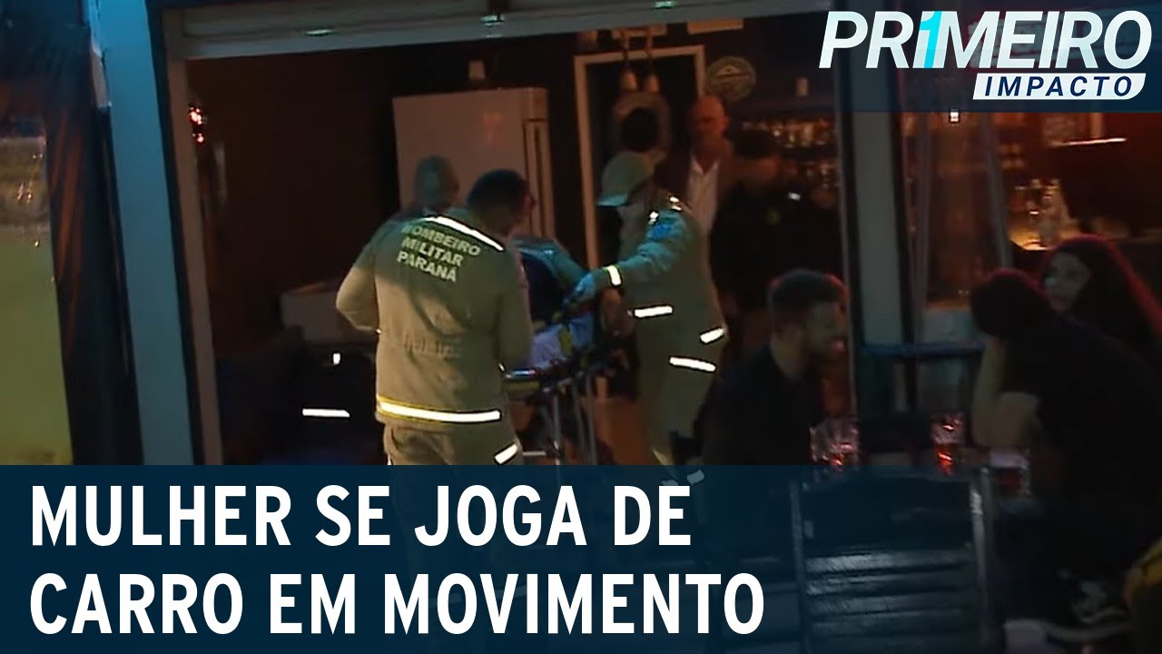 Mulher se joga de carro em movimento para fugir de sequestro | Primeiro Impacto (19/07/22)