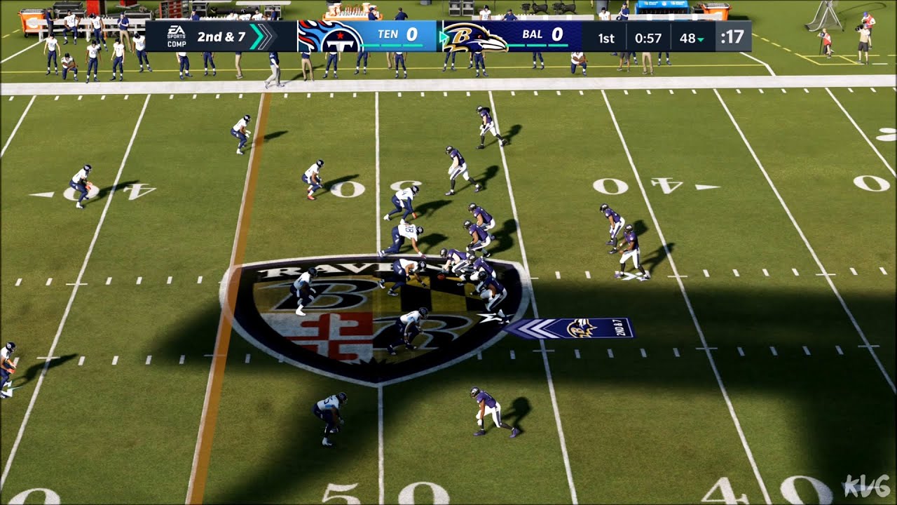 Madden NFL 21 &mdash; Baltimore Ravens против Tennessee Titans &mdash; Геймплей (Xbox One X HD) [1080p60FPS]
