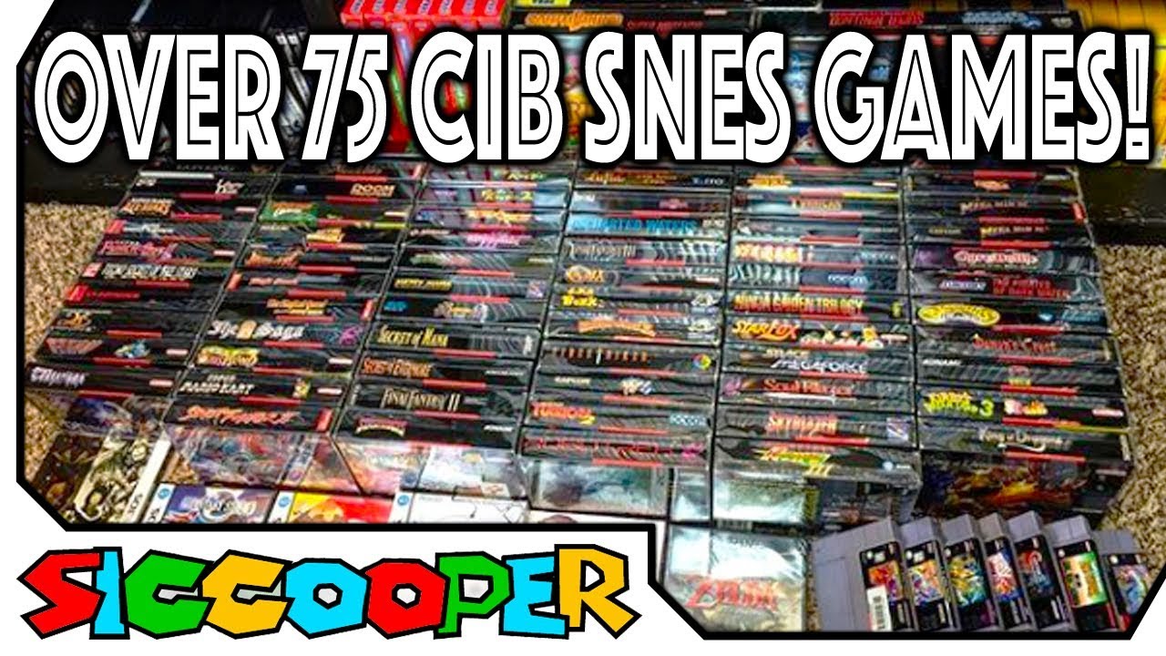 INSANE Rare CIB Super Nintendo Collection Pick Up! | SicCooper (OVER 75 GAMES!)
