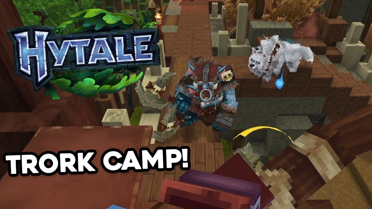 Fighting a Trork Camp! - Hytale