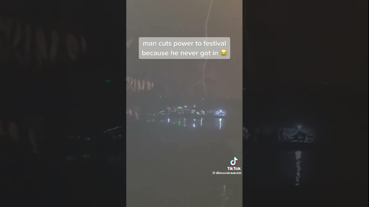 Russian electrician cut off power in festival because he wanted to sleep #shorts #youtubeshorts