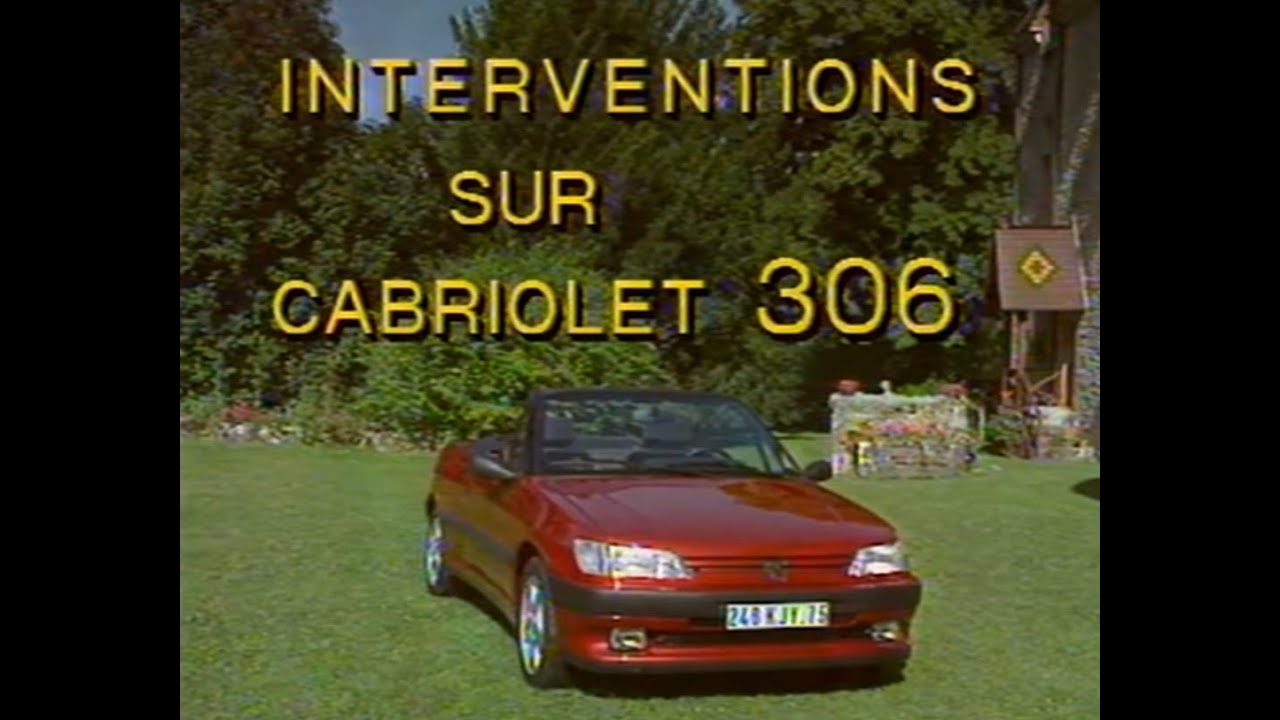 Peugeot 306 cabriolet - &Eacute;change capote &eacute;lectrique et vitres