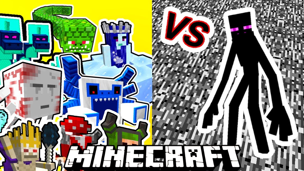 Mutant Enderman Vs. Twilight Forest Monsters in Minecraft