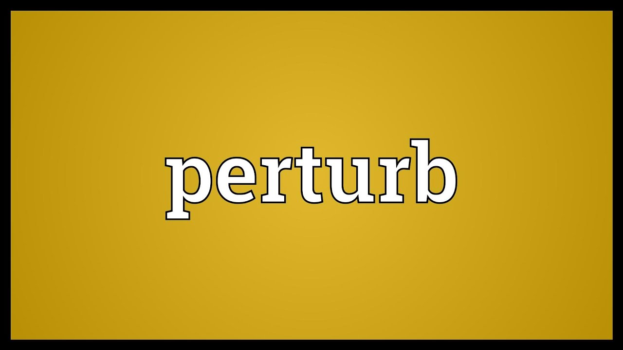 Perturb Meaning