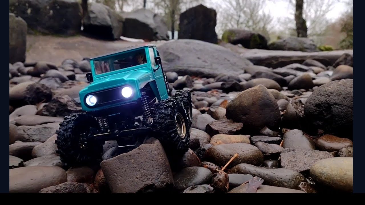 INJORA IR40 1/18 SCALE BDY ON TRX4M DEFENDER CHASSIS FIRST RUN AND FINAL THOUGHTS AWESOME LITTLE RIG
