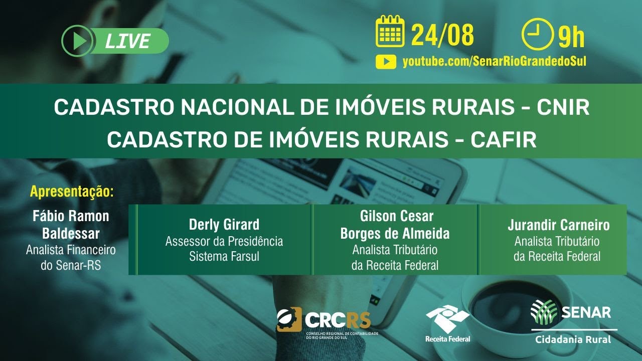 Live sobre CNIR e CAFIR