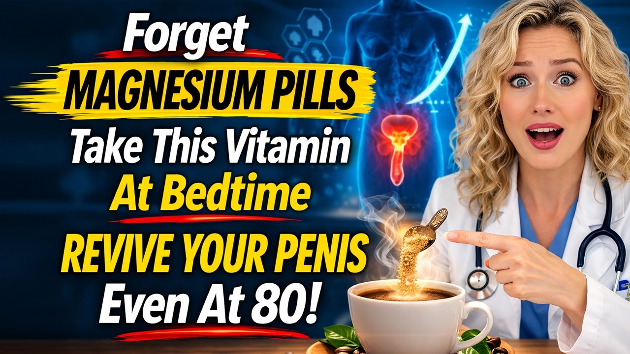 Forget Magnesium! Take These 2 Vitamins At Night To Revive Your Manhood Overnight