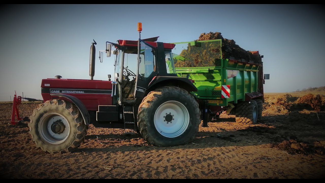 Mist laden und streuen mit Case/IHC 1056xl und 1455xl (Sound)