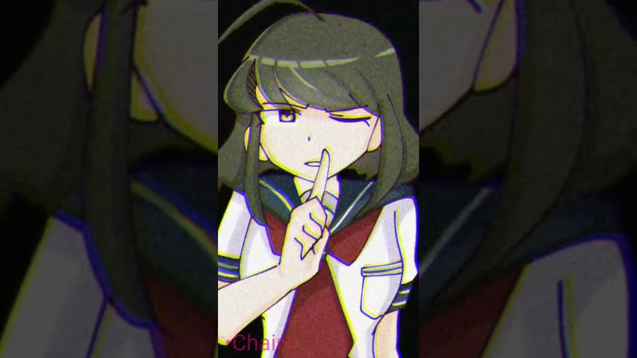 Shh..//Komaru Naegi and Toko Fukawa//#danganronpa