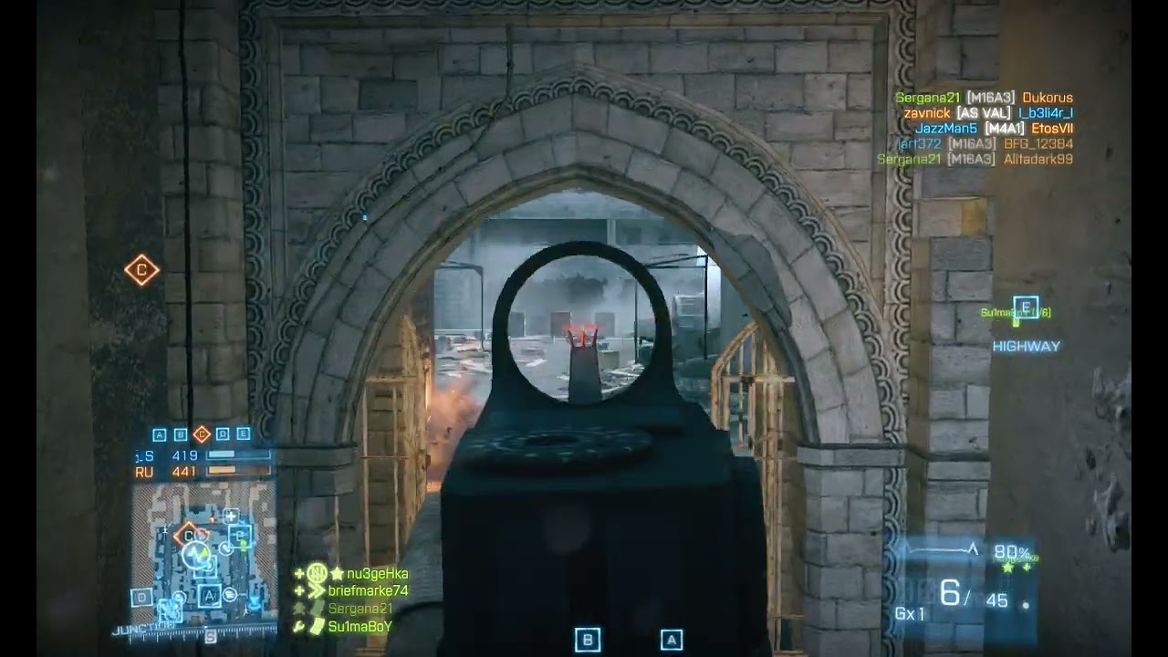 Battlefield3 2025 Баг багов M16 превратилась в Magnum
