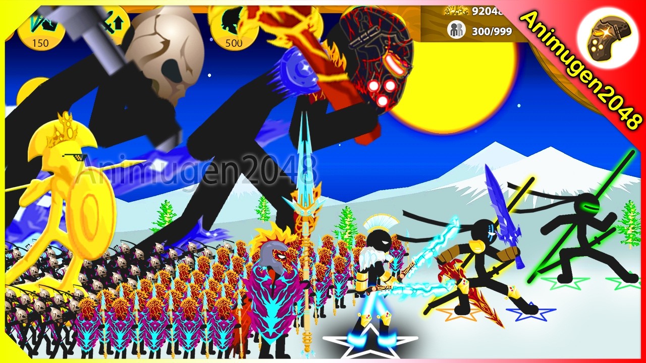 🔥 NEW FIRE & ICE XIPHOS FUSION! HACKER.EXE Army Battle Simulation | Stick War Legacy | Animugen2048