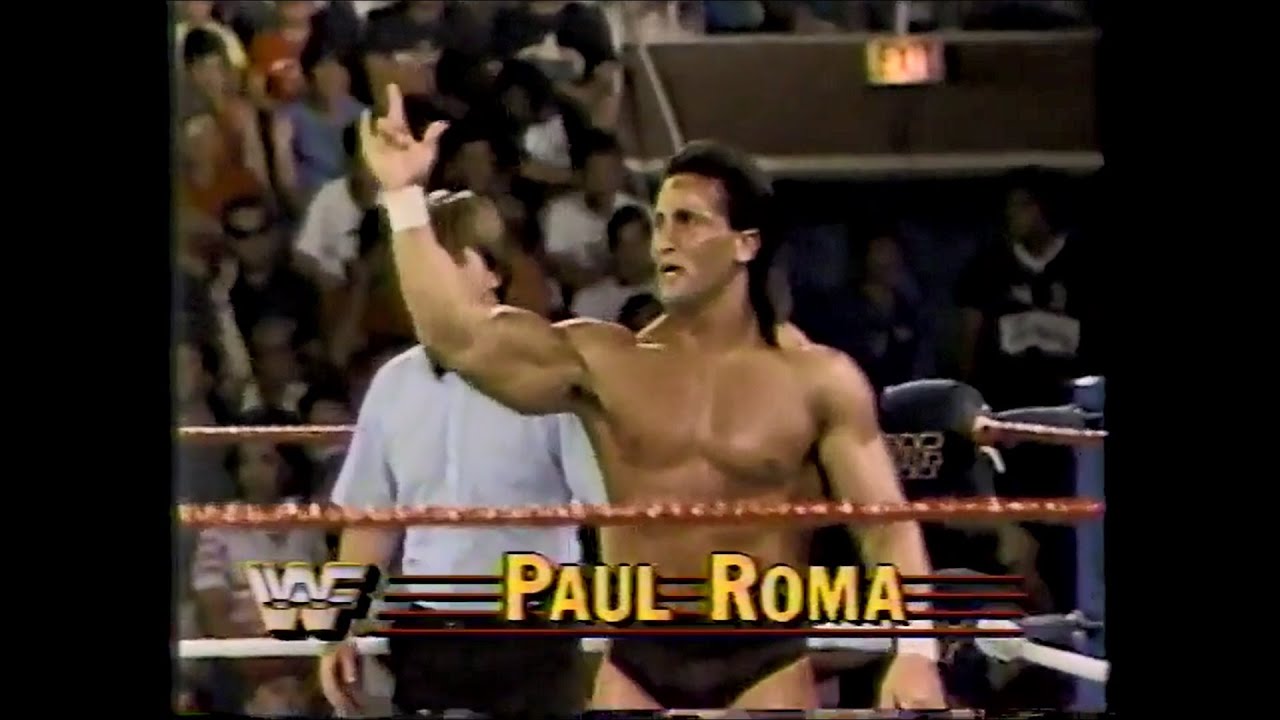Dino Bravo vs Paul Roma   SuperStars July 21st, 1990