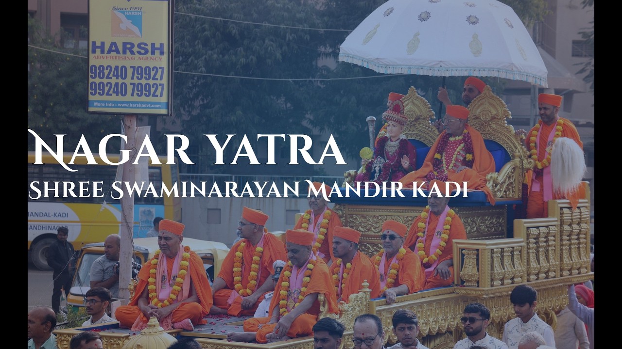 NAGAR YATRA- Day 2 Shree Swaminarayan Mandir Kadi Navnirman Rajat Mahotsav - 30 Jan 2026