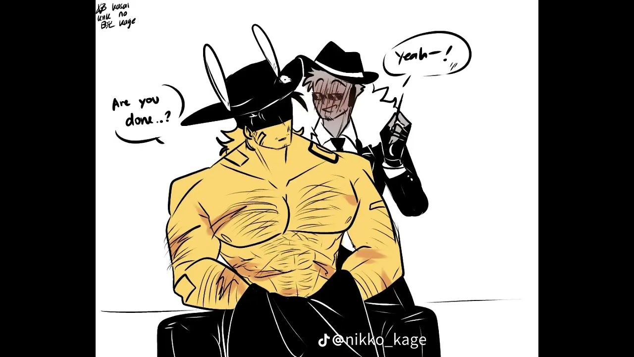 Silly double fedora comic Credit: Nikko kage tiktok #forsaken #edit #roblox #art 