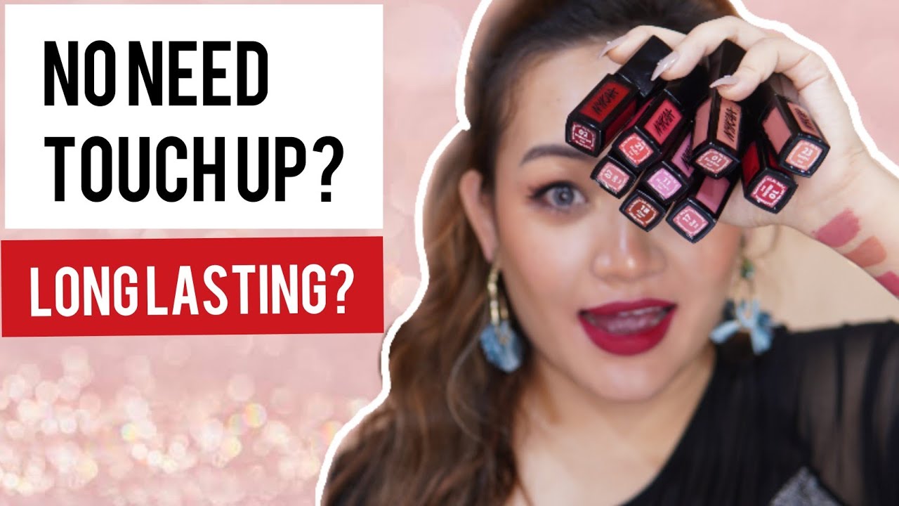 NYKAA MATTE TO LAST LIQUID LIPSTICK| REVIEW AND SWATCHES| Dr. Nancy| FOUND THE PERFECT RED!