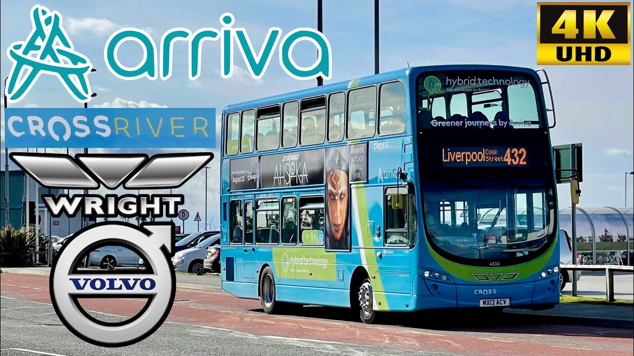 [Arriva Merseyside: Cross River 432 New Brighton to Liverpool] Wright Eclipse Gemini2 Volvo B5LH