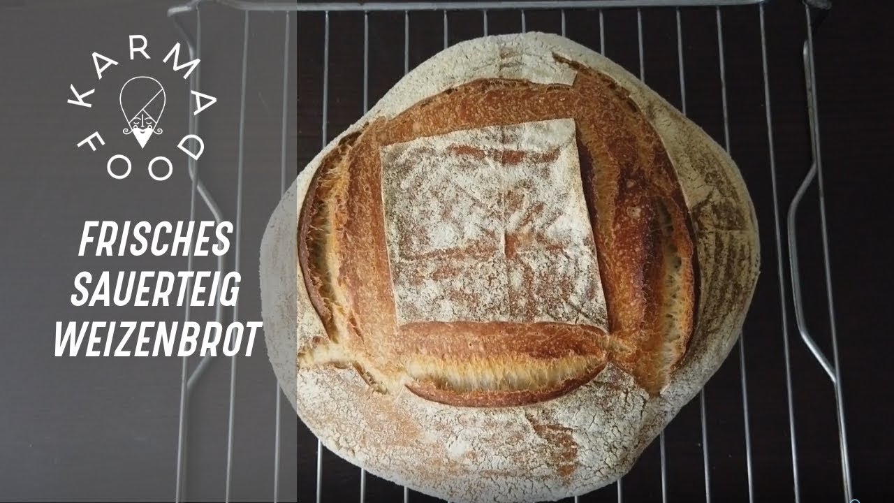 Frisches Sauerteig-Weizenbrot - Karma Food