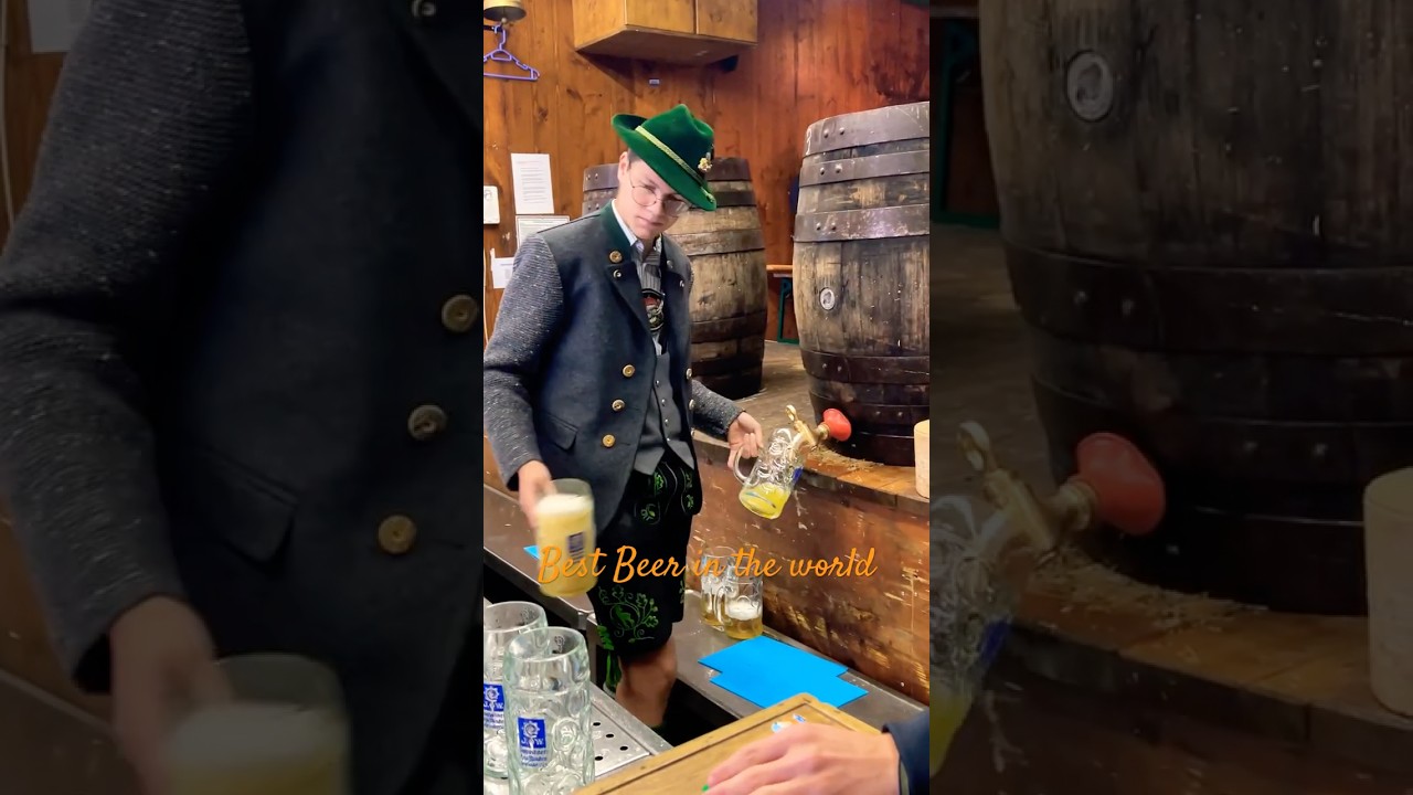 Best beer of the world - behind the scene of Augustiner at Oktoberfest 2024 in Munich Germany