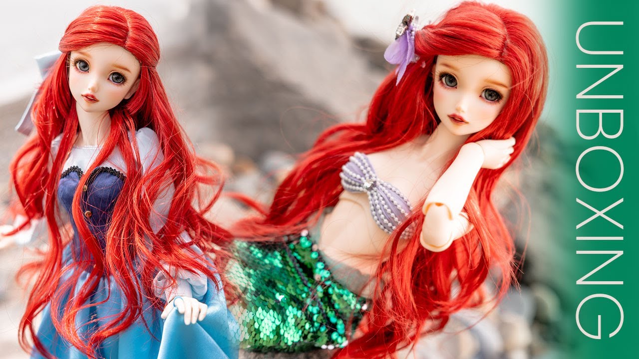 BJD Volks SDGr ARIEL [Disney Princess] Unboxing / Box Opening