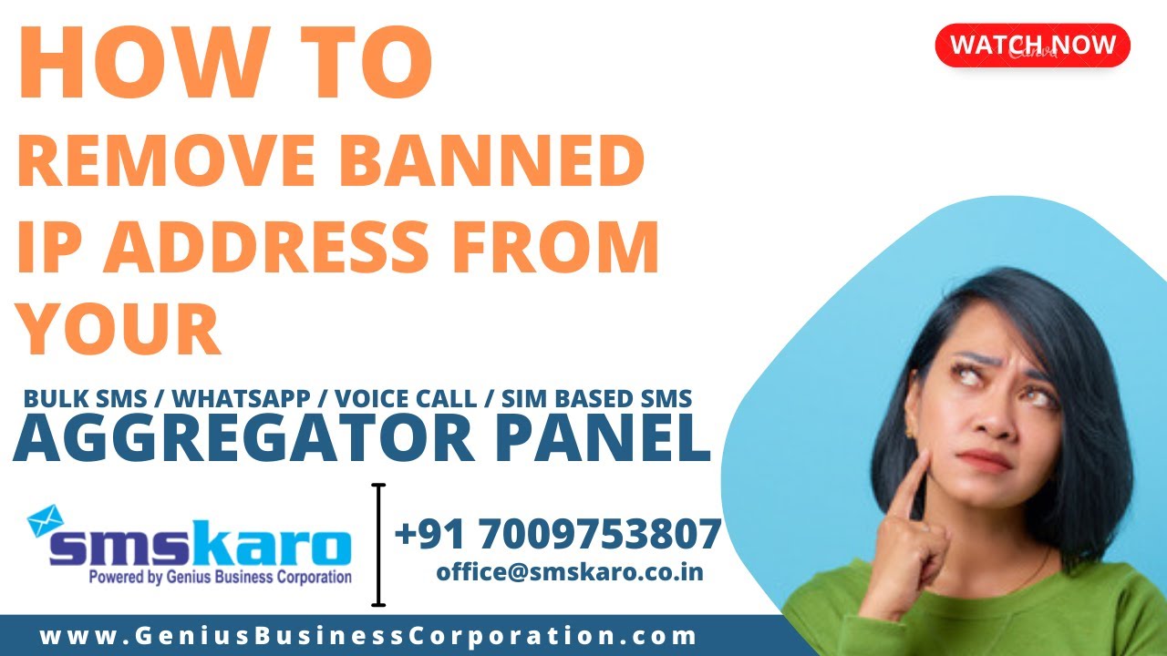 How to remove your banned IP address from your SMSKARO - Bulk SMS Aggregator Panel