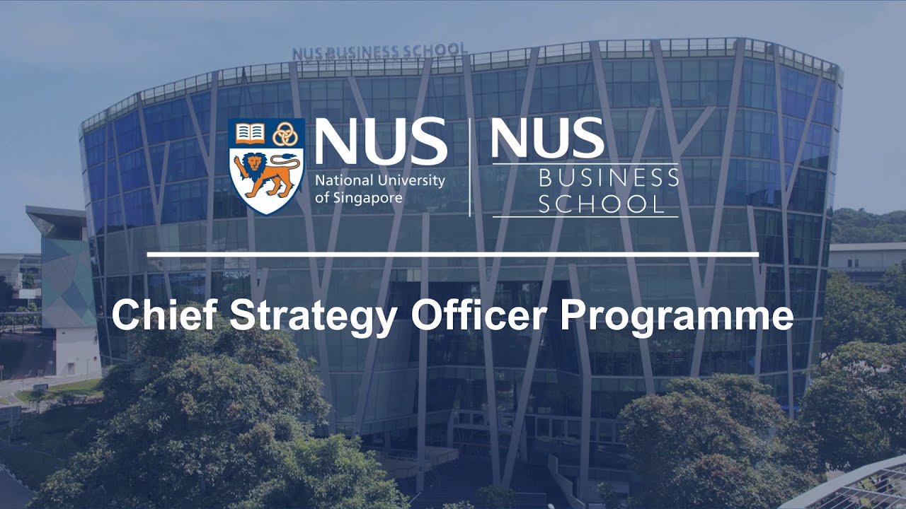 NUS Business School | Chief Strategy Officer Programme | Emeritus