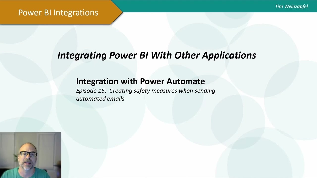 Adding safety measures when using Power Automate to send automated emails from Power BI