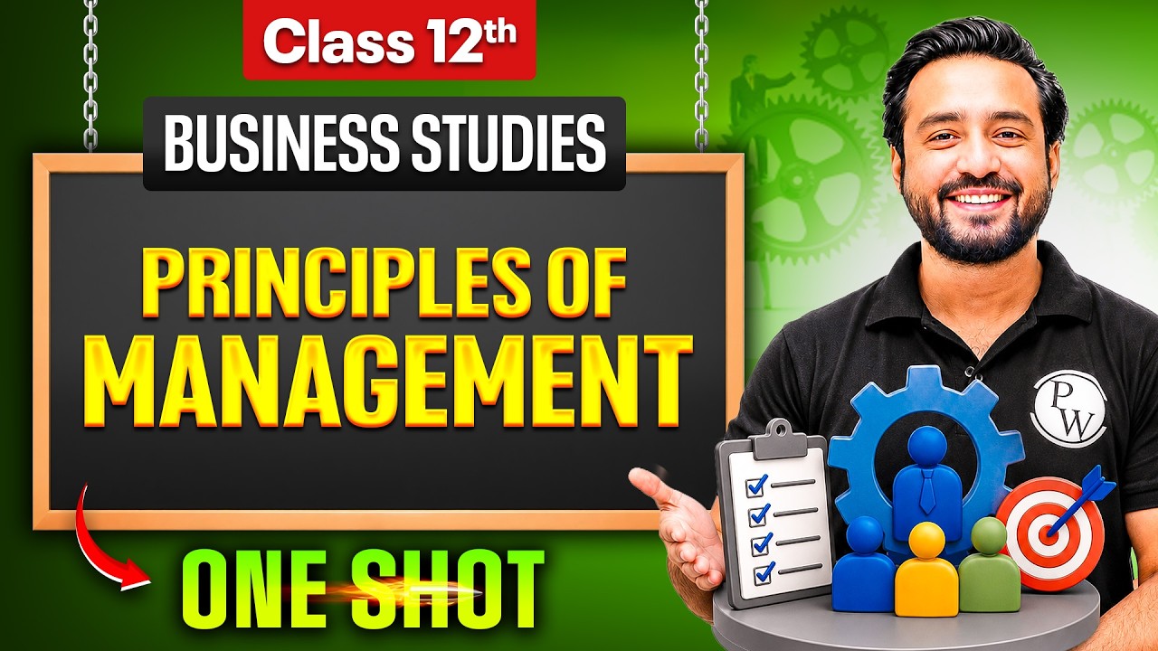 Principles of Management Class 12🔥| Class 12 Business Studies One Shot | Vishwaas Batch