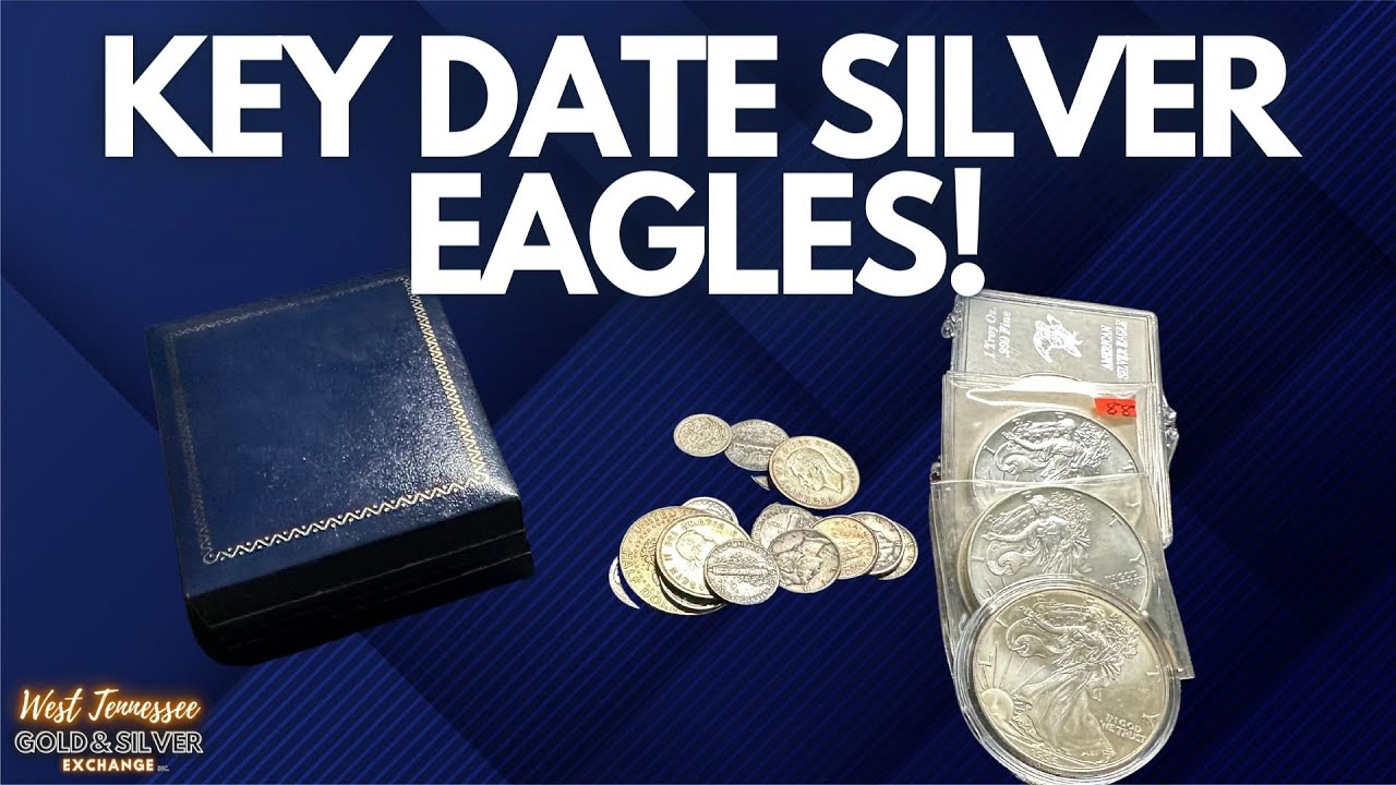 Key Date Silver Eagles and A Small Collection of Foreign and American Silver Coins.