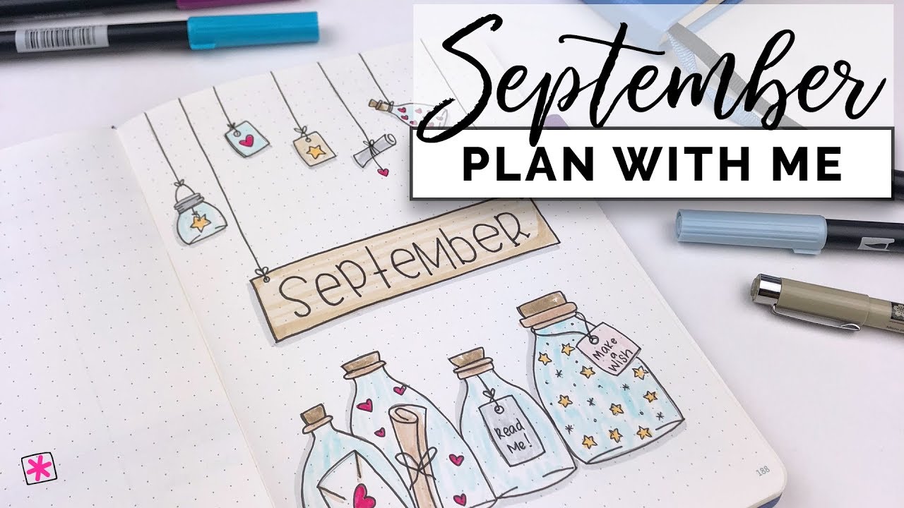 Plan With Me || September 2018 || Bullet Journal Setup