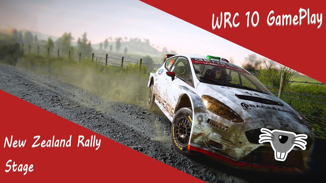 WRC 10 New Zealand Rally Stage 2007 - No Commentary Gameplay