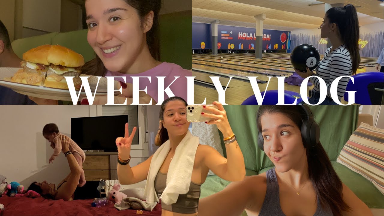 Entradas AITANA, receta de la mejor BURGUER y jugamos a los BOLOS |VLOG💫