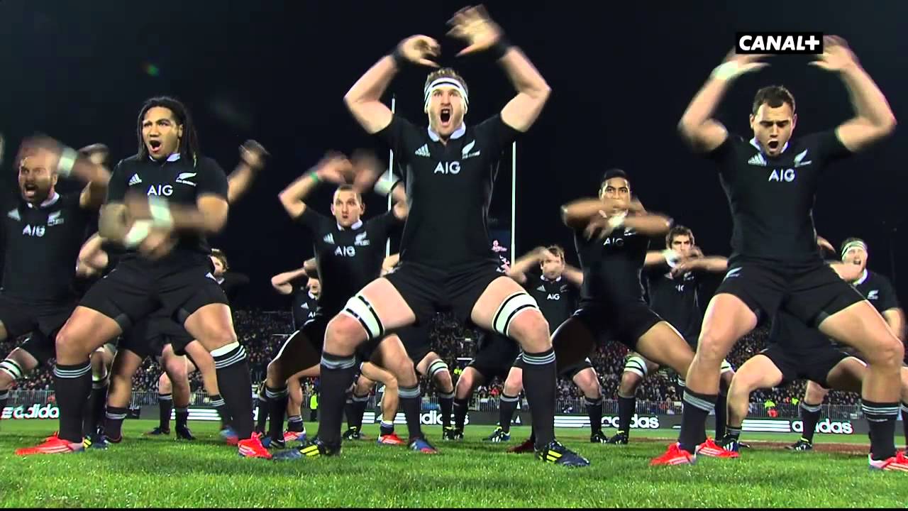 Le Haka de la Nouvelle-Zélande face à la France