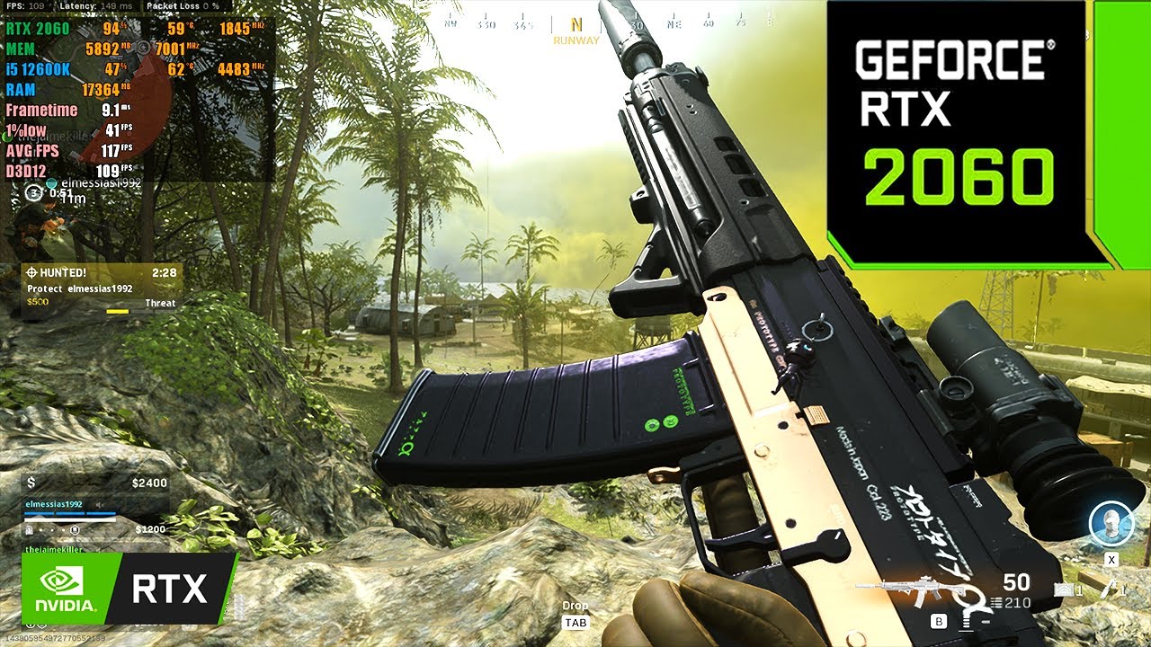 Call of Duty : Warzone Battle Royale | RTX 2060 6GB ( Maximum Settings RTX ON )