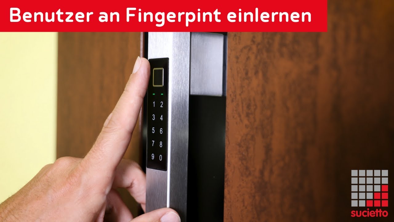 Fingerabdruckscanner Inosmart von Inotherm - Benutzer einlernen