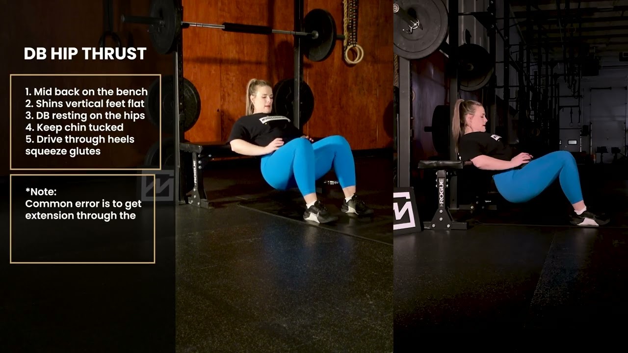 Dumbbell Hip Thrust