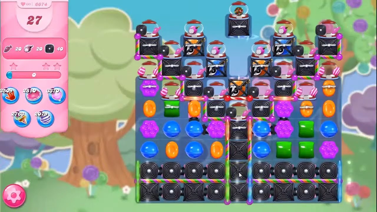 Candy Crush Saga LEVEL 6674 NO BOOSTERS