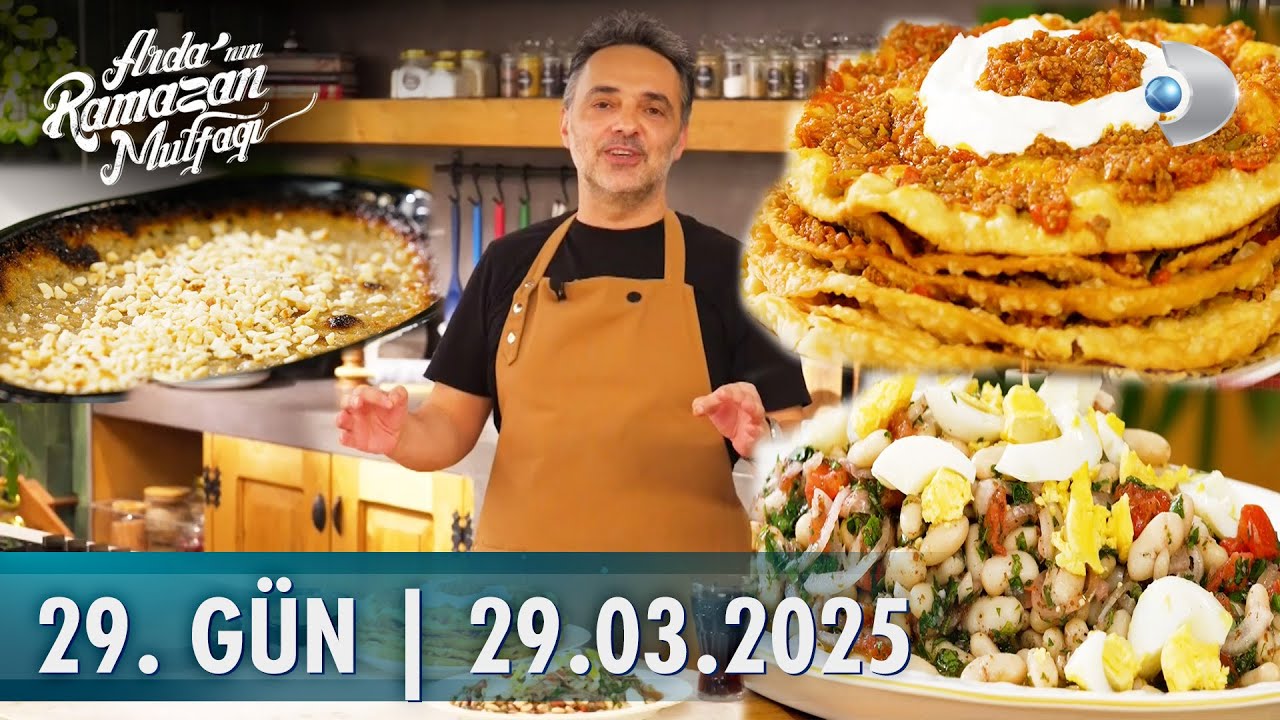 Arda'nın Ramazan Mutfağı 29. Gün | Paşa Böreği, Piyaz, Fırında Sıcak Tahin